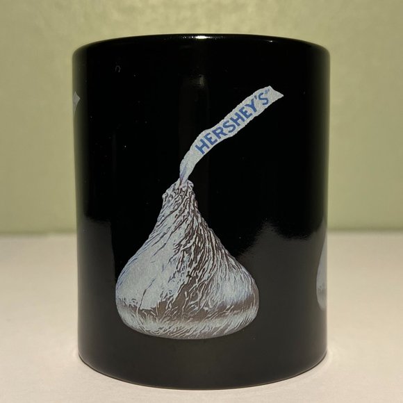 Hershey’s Chocolate Kisses Candy Wrapped in Shiny Silver Foil Mug - Picture 3 of 6